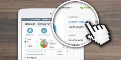 Salesgenie custom fields