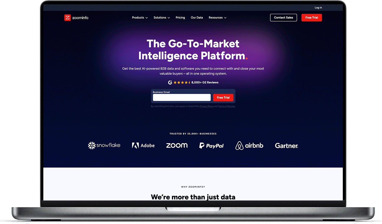 ZoomInfo website